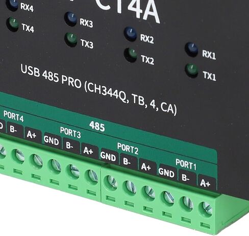 Dan&Dre USB to 4-Way Conversion Module, Conversion Module with Native & SP3485 Chips, for RS485 Converter Adapter, Industrial Grade Insulated in Kuwait
