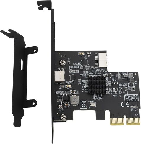 Sonew USB 3.2 GEN2 Expansion Card 10Gbps PCIE 2X with Type C and Type E Ports for ASMedia ASM3142 Chip in Kuwait