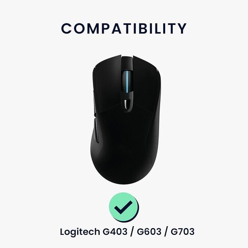استبدال أقدام الماوس kwmobile متوافق مع ملصق التزلج على الجليد من Logitech G403 / G603 / G703 - أبيض in Kuwait