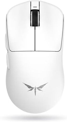 ماوس الألعاب اللاسلكي VGN Dragonfly F1 MOBA، خفيف الوزن 55 جرام، مستشعر بصري PAW3395 26K DPI، إحساس النقر باللمس الأمثل، ما يصل إلى 200 ساعة، دعم الاقتراع 4000 هرتز، ماوس الرياضات الإلكترونية، أبيض in Kuwait