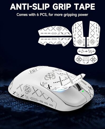 ماوس الألعاب اللاسلكي VGN Dragonfly F1 MOBA، خفيف الوزن 55 جرام، مستشعر بصري PAW3395 26K DPI، إحساس النقر باللمس الأمثل، ما يصل إلى 200 ساعة، دعم الاقتراع 4000 هرتز، ماوس الرياضات الإلكترونية، أبيض in Kuwait