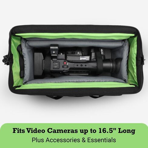 Video Doctor Bag 20 Professional Top-Loading Camera Bag with Hard Shell, Removable Padded Dividers, Metal Frame Support & Weather-Sealed YKK Zippers for Video Cameras up to 16.5" in Kuwait