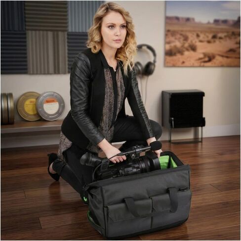 Video Doctor Bag 20 Professional Top-Loading Camera Bag with Hard Shell, Removable Padded Dividers, Metal Frame Support & Weather-Sealed YKK Zippers for Video Cameras up to 16.5" in Kuwait