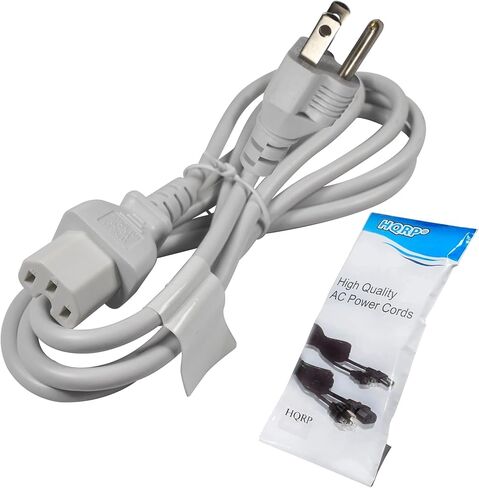 سلك طاقة تيار متردد بطول 6 أقدام من HQRP متوافق مع كابل Farberware FCP-240G FCP-280G FCP-412 PK1200SS، أسود in Kuwait