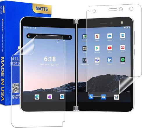 ArmorSuit 2 Pack MilitaryShield Anti-Glare Screen Protector Designed for Microsoft Surface Duo (2020) Case Friendly Matte Film - Made in USA in Kuwait