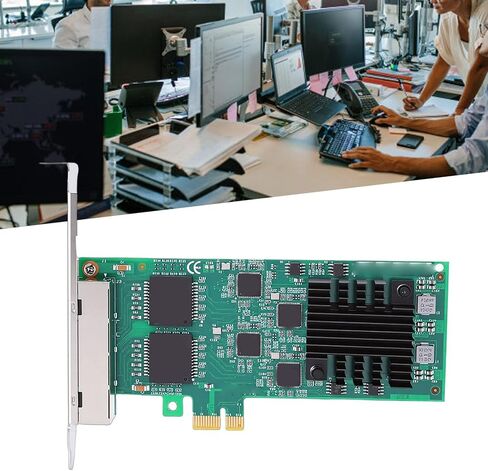 بطاقة شبكة LICAEVEY PCIE NIC، محول إيثرنت RJ45 x 4 PCI Express 2.1 x1 مع شريحة 82574، بطاقة شبكة PCIE لسطح المكتب in Kuwait