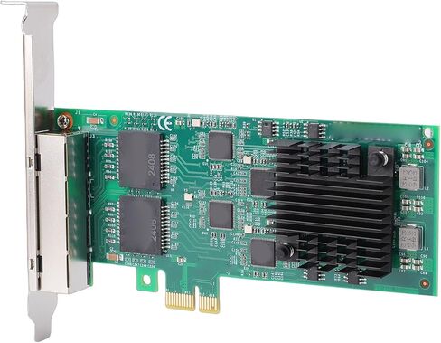 بطاقة شبكة LICAEVEY PCIE NIC، محول إيثرنت RJ45 x 4 PCI Express 2.1 x1 مع شريحة 82574، بطاقة شبكة PCIE لسطح المكتب in Kuwait