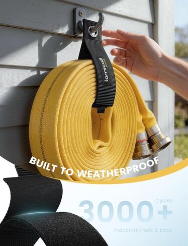 Lamicall Heavy-Duty Extension Cord Storage Straps - 3Pack Garage Storage Organizer, Durable Nylon Cord Holder Straps for Workshop RV Shed, 3 Sizes (10", 14", 18") for Tools Organization, Gifts for Men in Kuwait