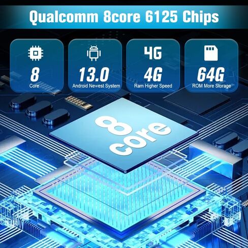ستيريو راديو السيارة Junsun Qualcomm 8-Core لسيارة Dodge Ram 2013-2019 1500/2500/3500 (4GB RAM 64GB ROM)، شاشة لمس 10.6 بوصة HD IPS مدمجة 4G LTE مع Carplay لاسلكي Android Auto GPS WiFi BT SWC Manual AC in Kuwait