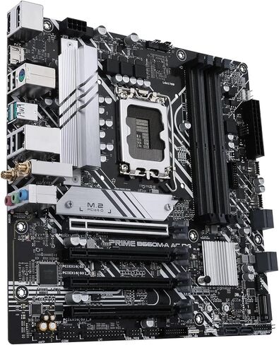 لوحة أم للكمبيوتر الشخصي تناسب ASUS Prime B660M-A AC D4 اللوحة الأم Intel B660 LGA 1700 DDR4 128GB PCIe 4.0 M.2 MATX دعم I9-14900 I5-14600 I5-13400 CPU in Kuwait