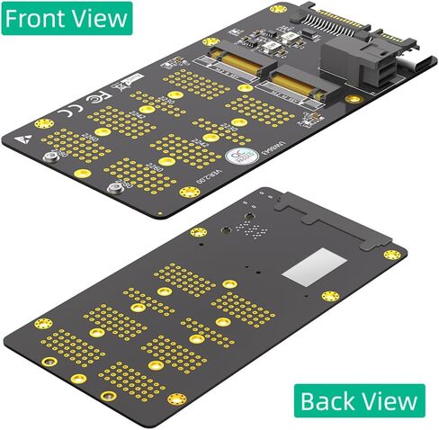 JMT M.2 NVMe SSD/SATA-Bus SSD to SFF-8643 and SATA Adapter 2 in 1 Combo for M.2 2230 2242 2260 2280 SSD in Kuwait