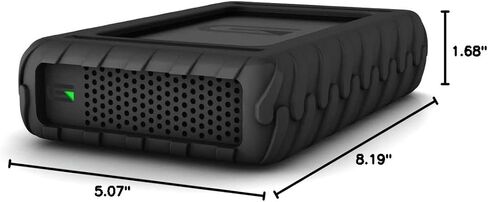 محرك الأقراص الصلبة Glyph Blackbox Pro سعة 4 تيرابايت و7200 دورة في الدقيقة USB-C 3.1 - أسود in Kuwait