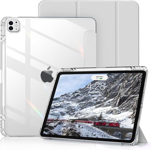 حافظة ذكية لجهاز iPad Pro مقاس 11 بوصة، موديل 2022/2021/2020/2018 (الجيل الرابع/الثالث/الثاني/الأول)، متوافقة مع القلم الرصاص، وغطاء التنبيه/السكون التلقائي in Kuwait