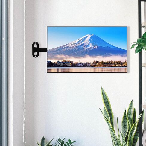 Balacoo Adjustable 14-27 Inch Monitor Wall Mount Bracket for Computer Screens and Tvs, Fixed No-Drill Screen Holder Compatible with Flat Panel Displays, Home Office Wall Display Stand in Kuwait
