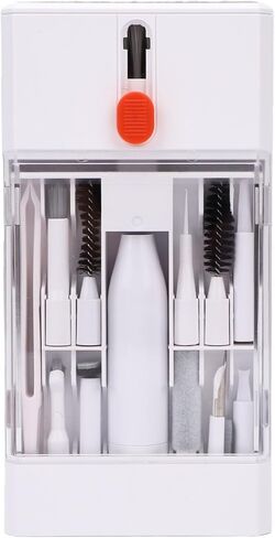 مجموعة Fafeicy Electronics Kit 15 في 1 لشاشة لوحة مفاتيح الكمبيوتر المحمول مع ممحاة عدسة سحب لغطاء المفاتيح للهاتف اللوحي والكاميرا وسماعات الأذن والأجهزة الطرفية للألعاب in Kuwait