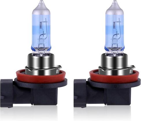 لمبة هالوجين أمامية H11 مع ضوء أبيض فائق طويل العمر بديل PGJ19-2 12V/55W (عبوتان) in Saudi Arabia