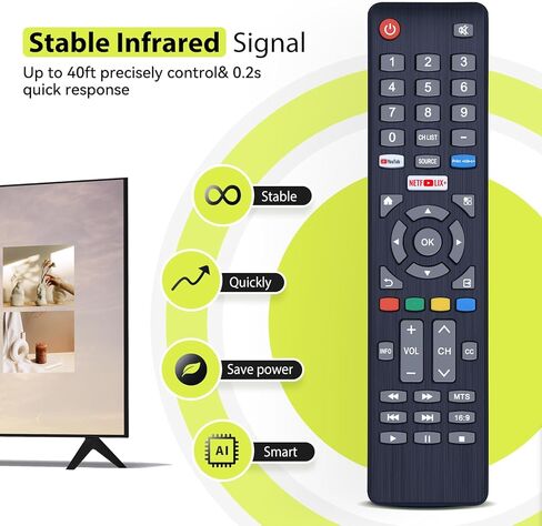 جهاز تحكم عن بعد بديل متوافق مع تلفزيون SILO Smart LCD LED HDTV SL3220V1 SL4320V12 SL5520VF SL5020V12 SL7520VF in Kuwait