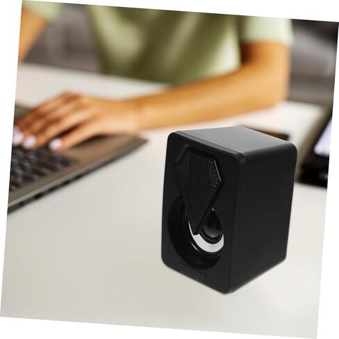 سماعات كمبيوتر Cabilock USB زوج واحد من مكبرات الصوت الصغيرة السلكية المحمولة مع إضاءة RGB لمكتب ألعاب الكمبيوتر المكتبي والكمبيوتر المحمول تستخدم نمطًا عشوائيًا in Kuwait