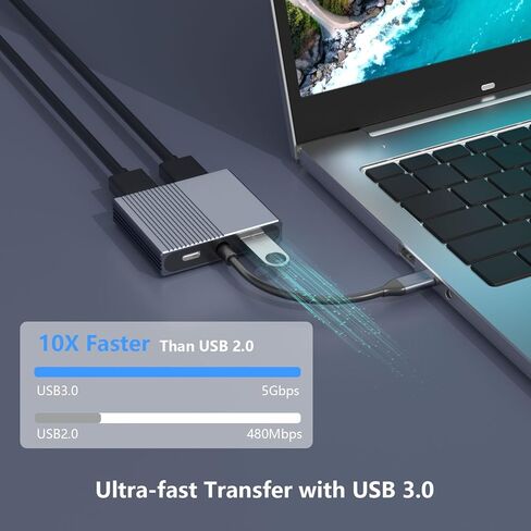 محول USB C إلى HDMI مزدوج لشاشتين، مقسم HDMI 4 في 1 للشاشات المزدوجة، دعم العرض الممتد SST/MST مع USB3.0/100W PD، محطة إرساء USB C شاشة مزدوجة لأجهزة الكمبيوتر المحمول MacBook/Dell/HP in Kuwait