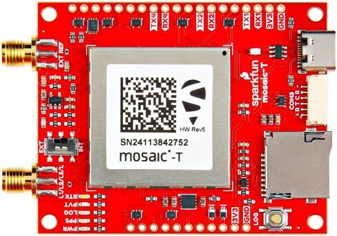 توقيت SparkFun GNSS Breakout - Mosaic-T - وحدة متعددة النطاقات - دقة توقيت 5 ns - USB-C - تسجيل microSD - هوائي SMA و10 ميجاهرتز EXT REF - AIM+ تخفيف التداخل in Kuwait