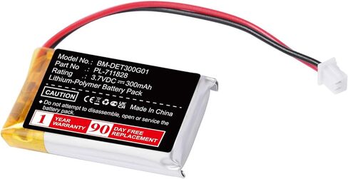 2Pcs PL-711828 BL-100 BP-504 BP37TR Battery Replacement for Educator ET-300Receiver ET-302Receiver ET-400Receiver ET-402Receiver EZ-900Receiver PE-900Receiver RX-090Receiver Dog Collar in Kuwait