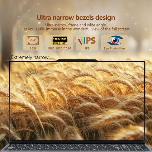 2026 Laptop, 15.6 Inch Laptop Computer with N150 Processor(up to 3.6GHz), 16GB RAM 1TB SSD,Backlit Keyboard with Fingerprint Unlocking, FHD 1920*1080,WiFi 5,BT 4.2, Laptop for Business Student in Kuwait