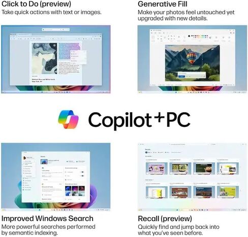 كمبيوتر محمول HP OmniBook 3 Copilot+ (الجيل التالي Pavilion) شاشة 15.6 بوصة تعمل باللمس FHD (AMD Ryzen AI 5 330 (> Snapdragon X)، 16 جيجابايت DDR5، 512 جيجابايت SSD، Radeon 820M، بصمة الإصبع، Win 11 Home) مع موسع منفذ USB DKZ in Kuwait