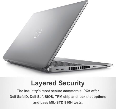 كمبيوتر محمول Dell Latitude 5550 5000 Business AI (15.6 بوصة FHD، Intel 12-Core Ultra 5 125U (> i7-1355U)، ذاكرة الوصول العشوائي DDR5 سعة 16 جيجابايت، 512 جيجابايت SSD)، إضاءة خلفية، بصمة الإصبع، كاميرا ويب 1080 بكسل، 2X Thunderbolt 4، IST HUB، Win 11 Pro in Kuwait