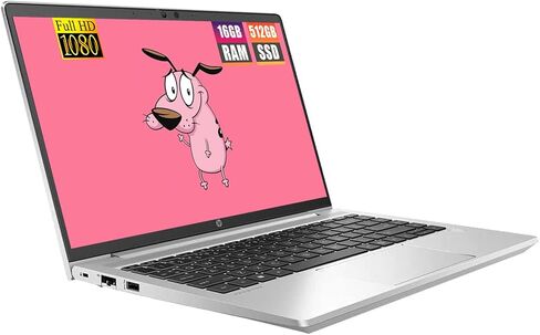 HP ProBook 445 G8 14 بوصة FHD (1920x1080) كمبيوتر محمول للأعمال، Ryzen5 5600U (6-Core)، ذاكرة الوصول العشوائي 16 جيجابايت، 512 جيجابايت SSD، كاميرا ويب، لوحة مفاتيح بإضاءة خلفية، بصمة الإصبع، Windows 10 Pro (متجدد) in Kuwait