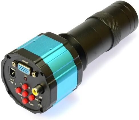 مجهر 2.0MP HD 2 في 1 كاميرا مجهرية صناعية مع قاعدة حامل وشاشة LCD مقاس 7 بوصات مجهر إلكتروني in Kuwait