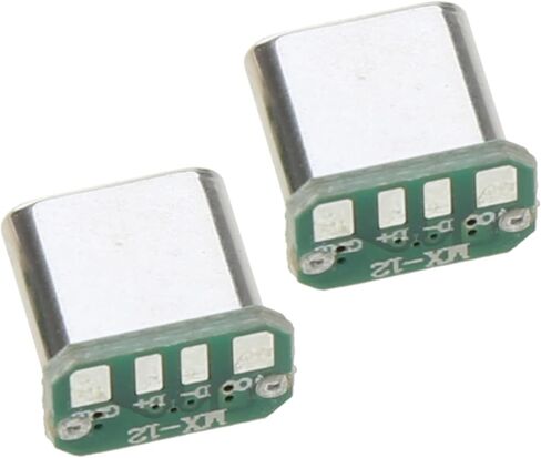 Copper Shell 16pin USB C Male Head 16p Connectors Repair Part Male Headphone to in Kuwait