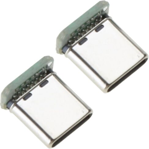 Copper Shell 16pin USB C Male Head 16p Connectors Repair Part Male Headphone to in Kuwait