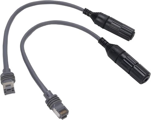 محول Fabater Satellite RJ45، موصل 1200 ميجابت في الثانية ذكر إلى أنثى لتمديد كابل مستطيل من الجيل 3 V3 مع سهولة التركيب لمودم راوتر الإنترنت عبر الأقمار الصناعية in Kuwait