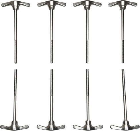 Bass Drum Tension Rods T-Rod Drum Key Style - ROSS Percussion (4 Pack) in Saudi Arabia