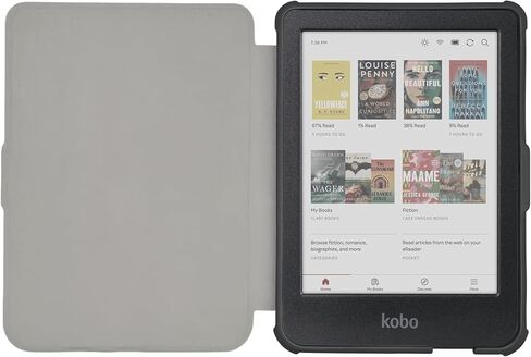 Case for Kobo Clara Colour/Clara BW/Kobo Clara 2E eReader 6 inch, Bookshelf Theme for Reading Premium PU Leather Protective Cover with Auto Sleep Wake, Spooky Ghost in Kuwait