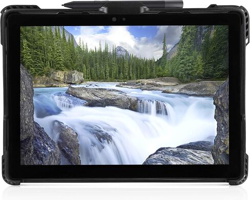 DELL RG1220C حافظة كمبيوتر لوحي مقاومة للصدمات مقاس 31.2 سم (12.3 بوصة) (مقاومة للصدمات، Dell، Latitude 7200 2 في 1، 31.2 سم (12.3 بوصة)، 270 جم، أسود) in Kuwait