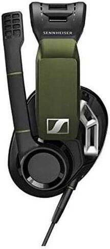 Sennheiser GSP 550 PC Gaming Headset with Dolby 7.1 Surround Sound, Flip-to-Mute microphone, USB connectivity for Dekstop and Laptop compatibility, Open-back ear cups, breathable fabric Headset, black in Kuwait