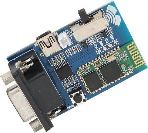 وحدة المنفذ التسلسلي 2.1 محول RS232 جهاز USB صغير 5 فولت لأنظمة Linux DOS مع غطاء بلاستيكي بمدى 15 متر 56.5x38.5x14.5 مللي متر in Kuwait
