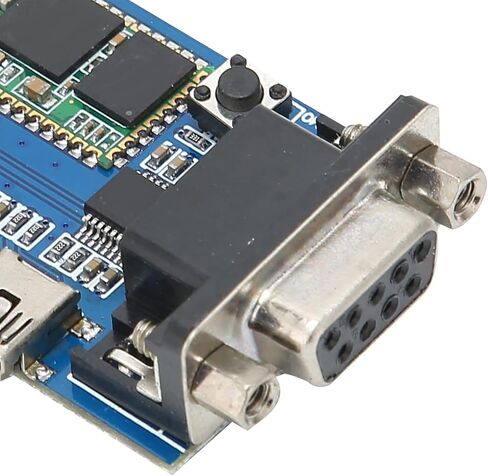 وحدة المنفذ التسلسلي 2.1 محول RS232 جهاز USB صغير 5 فولت لأنظمة Linux DOS مع غطاء بلاستيكي بمدى 15 متر 56.5x38.5x14.5 مللي متر in Kuwait