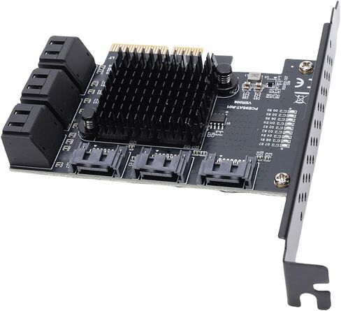 بطاقة توسيع Pomya PCIe 4X إلى 9 منافذ 3.0، بطاقة محول PCIe GEN3 بسرعة 6 جيجابت في الثانية مع خاصية التبديل السريع، تدعم 10/11 ومحركات الأقراص فقط in Kuwait