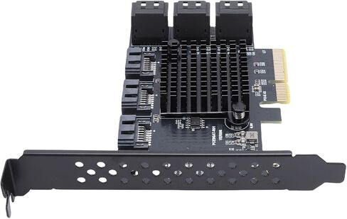 بطاقة توسيع Pomya PCIe 4X إلى 9 منافذ 3.0، بطاقة محول PCIe GEN3 بسرعة 6 جيجابت في الثانية مع خاصية التبديل السريع، تدعم 10/11 ومحركات الأقراص فقط in Kuwait