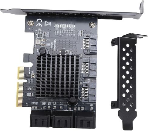 بطاقة توسيع Pomya PCIe 4X إلى 9 منافذ 3.0، بطاقة محول PCIe GEN3 بسرعة 6 جيجابت في الثانية مع خاصية التبديل السريع، تدعم 10/11 ومحركات الأقراص فقط in Kuwait