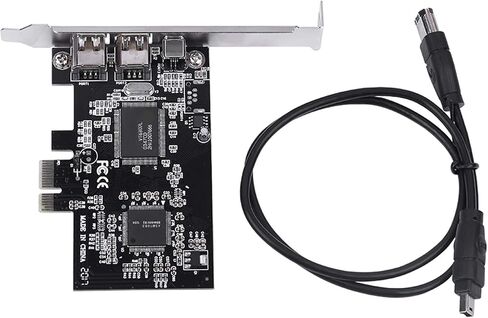 بطاقة تحكم LICAEVEY PCI Express FireWire 1394a مع كابل للأجهزة عالية الأداء، اتصال PlugandPlay لكاميرا الفيديو الرقمية DV، لأجهزة الصوت/الفيديو in Kuwait