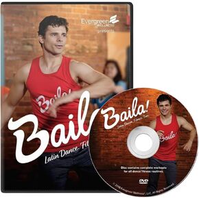 بايلا! قرص DVD الخاص بتمارين الرقص اللاتيني - استمتع بخمس جلسات مبهجة لرقص القلب واللياقة البدنية لمدة 20 دقيقة معدة لأصوات الموسيقى اللاتينية - لا يلزم وجود خبرة في الرقص أو شريك لهذا القرص DVD الخاص بتمارين الرقص in Kuwait