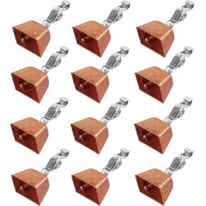12 pcs Fishing Bell, Fishing Rod Bell, Catfish Fishing Gear, Fishing Rod Bell, Ice Fishing Accessories, Fishing Rod Techniques in Saudi Arabia
