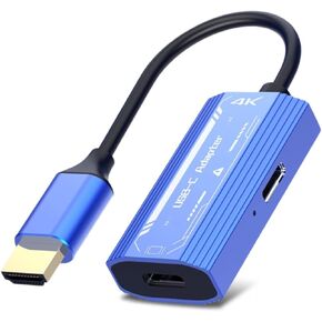 محول Yoidesu HDMI إلى USB C 4K @ 60 هرتز، محول HDMI ثنائي الاتجاه إلى النوع C، محول PD 100W USB C أنثى إلى HDMI ذكر لنظارات Air 2 Pro لنظارات Air 2s XR AR للتبديل in Kuwait