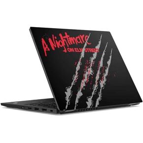 ملصق Skinit للكمبيوتر المحمول متوافق مع Lenovo ThinkPad L13 Yoga Gen 2 - تصميم Warner Bros Freddy Krueger Slash المرخص رسميًا in Kuwait
