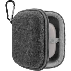 حافظة سماعات أذن Geekria Shield متوافقة مع Bose QuietComfort Ultra (الجيل الثاني)، سماعات أذن لاسلكية جديدة QC True، حقيبة حمل بديلة ذات هيكل صلب مع مشبك حلقة تسلق (رمادي داكن) in Kuwait