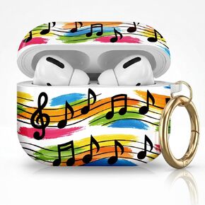 حافظة AirPods Pro 3 (2025)، غطاء لطيف متوافق مع AirPod Pro الجيل الثالث مع حافظات سماعات الرأس ذات سلسلة مفاتيح باللون الذهبي الوردي للنساء (أقحوان الباستيل) in Kuwait