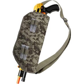 Cnavas Sheath Holster Compatible with Bug-Salt Fly Gun 2.0/3.0 with Adjustable Non-Slip Straps & 8 Salt Tubes (Black) in Kuwait